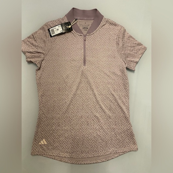 Adidas Women's Purple Polo Top size S NWT - Picture 6 of 6